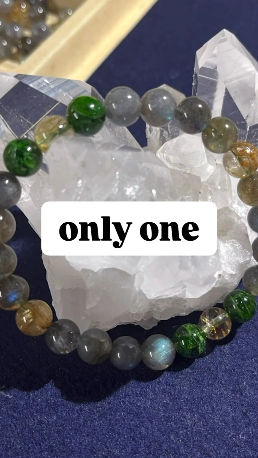 オンリーワンブレスレットを作成しました。