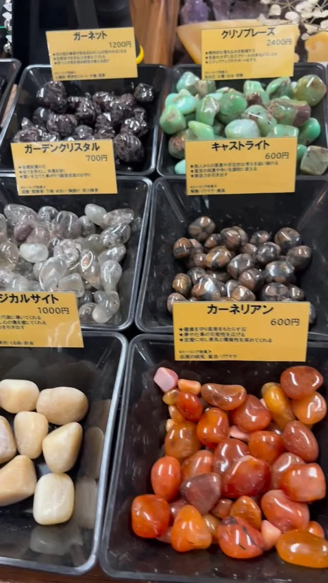 タンブルコーナーのポップを新調しました。